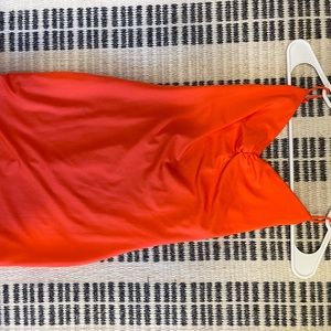 SUPERDOWN neon, orange, mini dress size xs